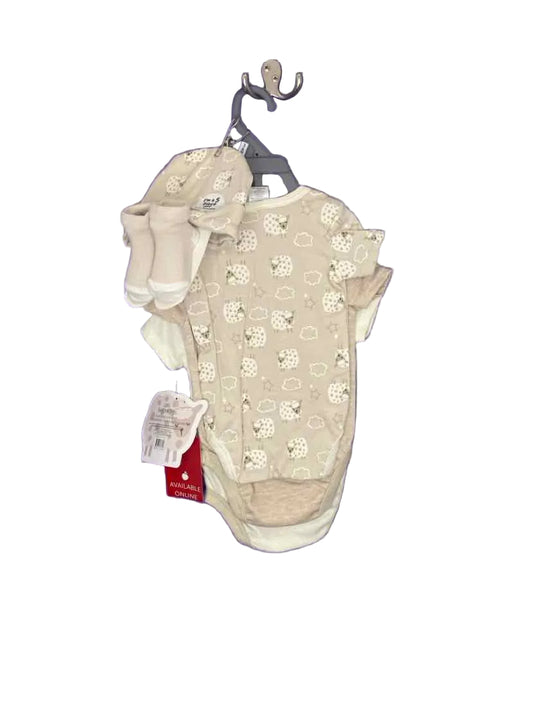 Little Beginnings (E) Cream Infant Size 3-6 MO 3PC Casual