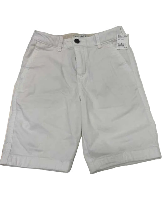 Abercrombie (C) White Youth Size 12 ShortChino