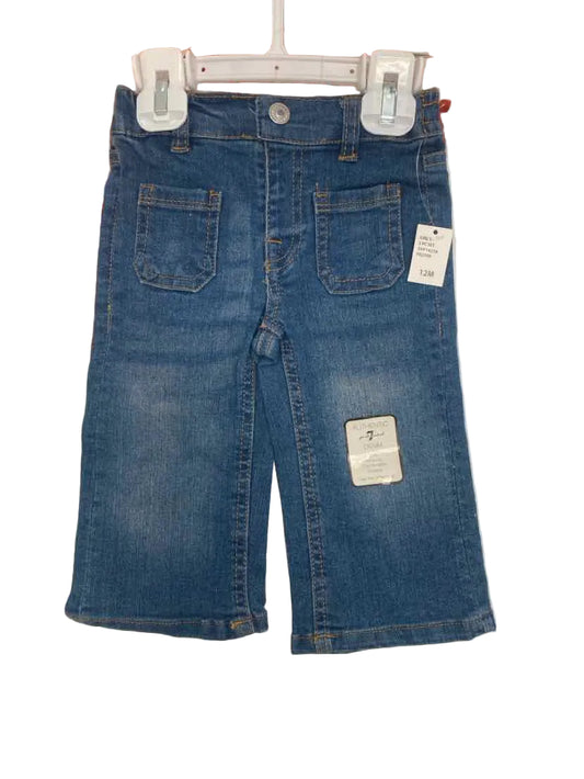 7 for all Mankind (A) Pink Infant Size 12 MO 2PC Casual