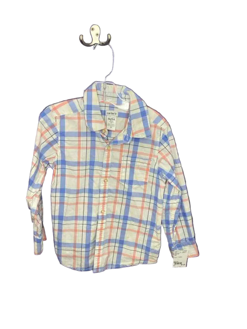 Carters (C) Plaid Toddler Size 5 ButtondownLS