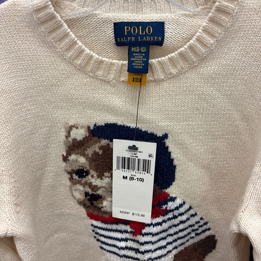Ralph Lauren (A) Cream Youth Size 8 Sweater Heavy