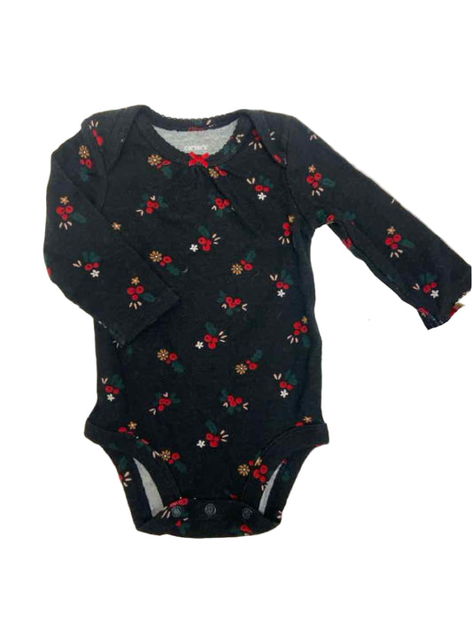 Carters (C) White Print Infant Size 3 MO 3PC Casual