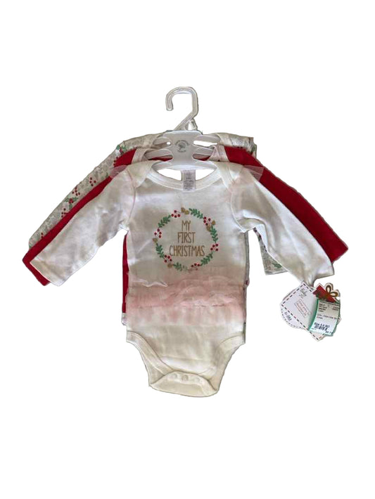 baby kiss Cream Infant Size 6-9 MO 3PC Casual