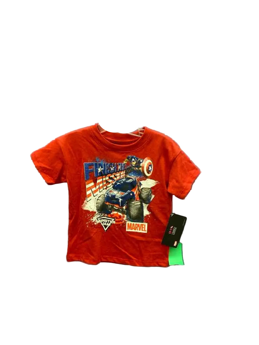 Marvel (D) Red Toddler Size 2T SSTop