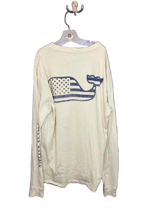 Vineyard Vines (A) Tan Youth Size 14-16 LSTop