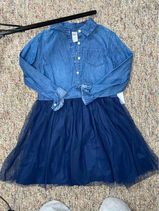 OshKosh BGosh Blue Youth Size 8 CasualDress