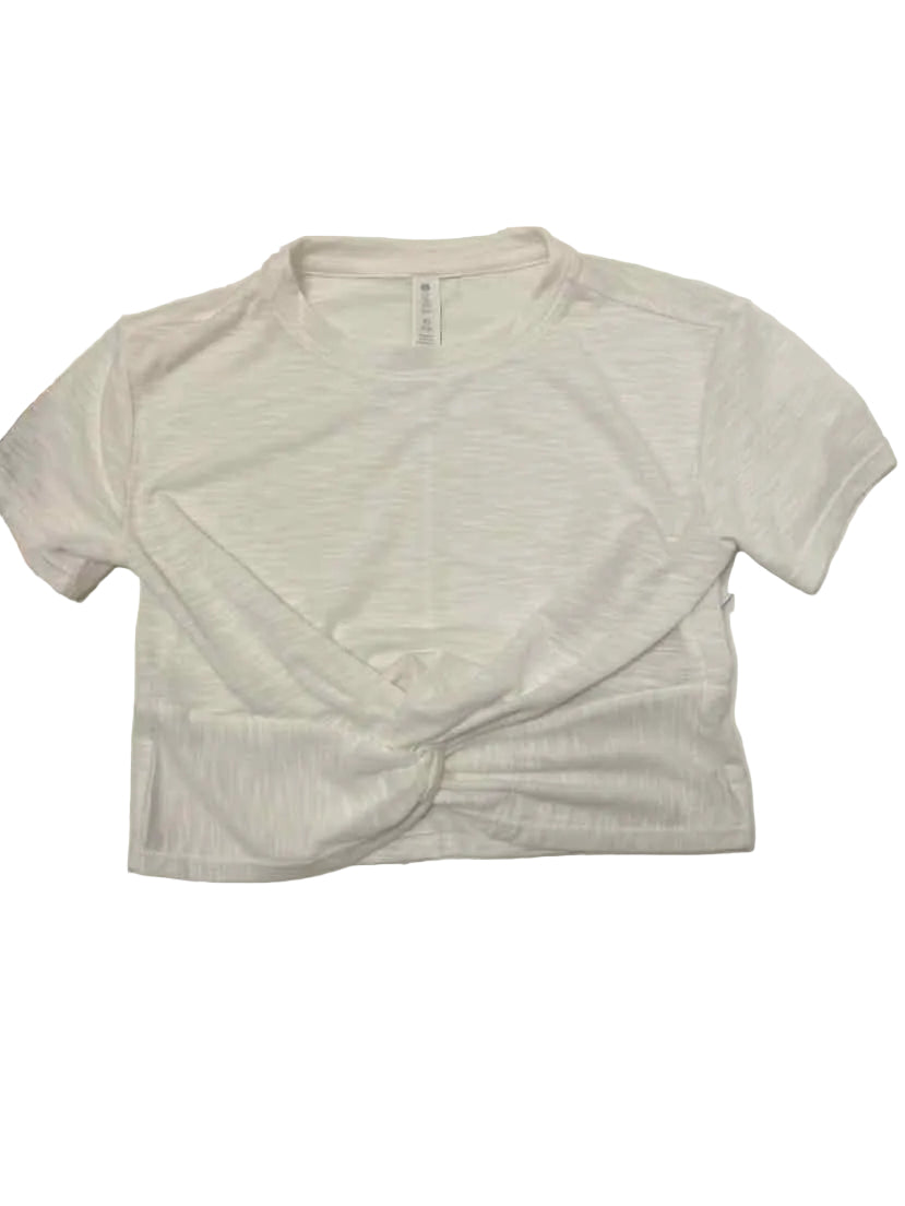 Zella Girl (B) White Toddler Size 5-6 SSTop