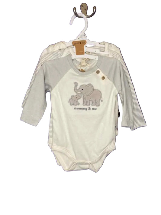 Rabbit + Bear (D) Cream Infant Size 6-9 MO 3PC Casual