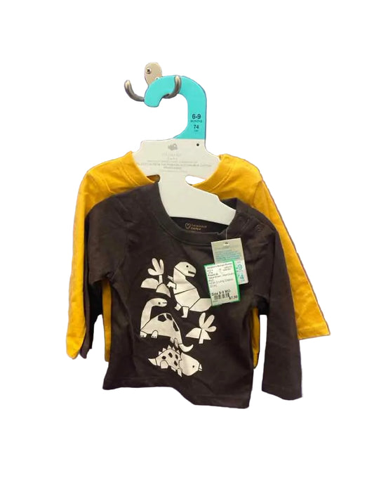 Primark (E) Yellow Brown Infant Size 6-9 MO LSTop