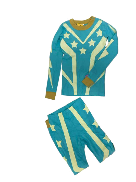Hanna Andersson (A) Aqua Youth Size 8 2PCSleepwear