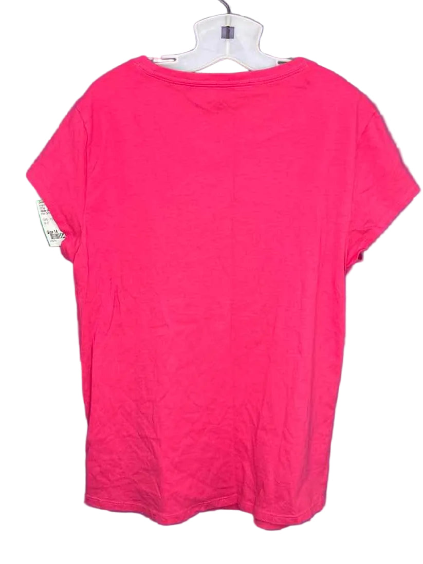 Adidas (B) Pink Youth Size 14 SSTop