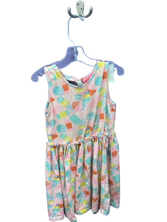 Isaac Mizrahi Baby (A) Pink print Youth Size 7 CasualDress
