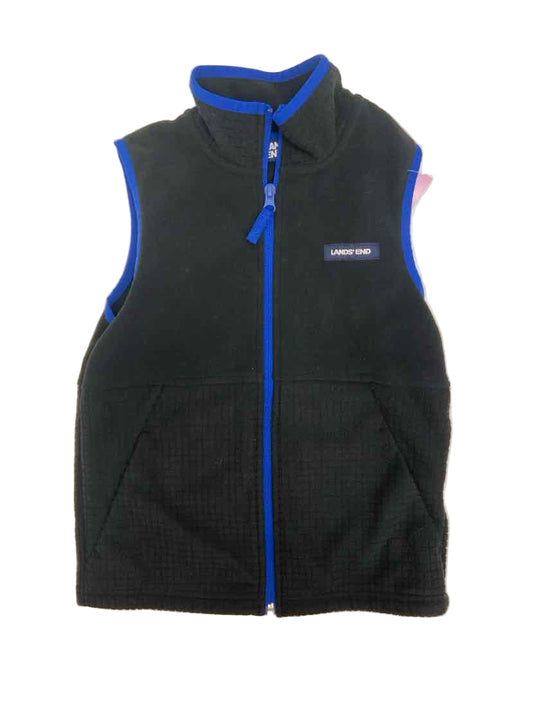Lands End Black Youth Size 8 Vest