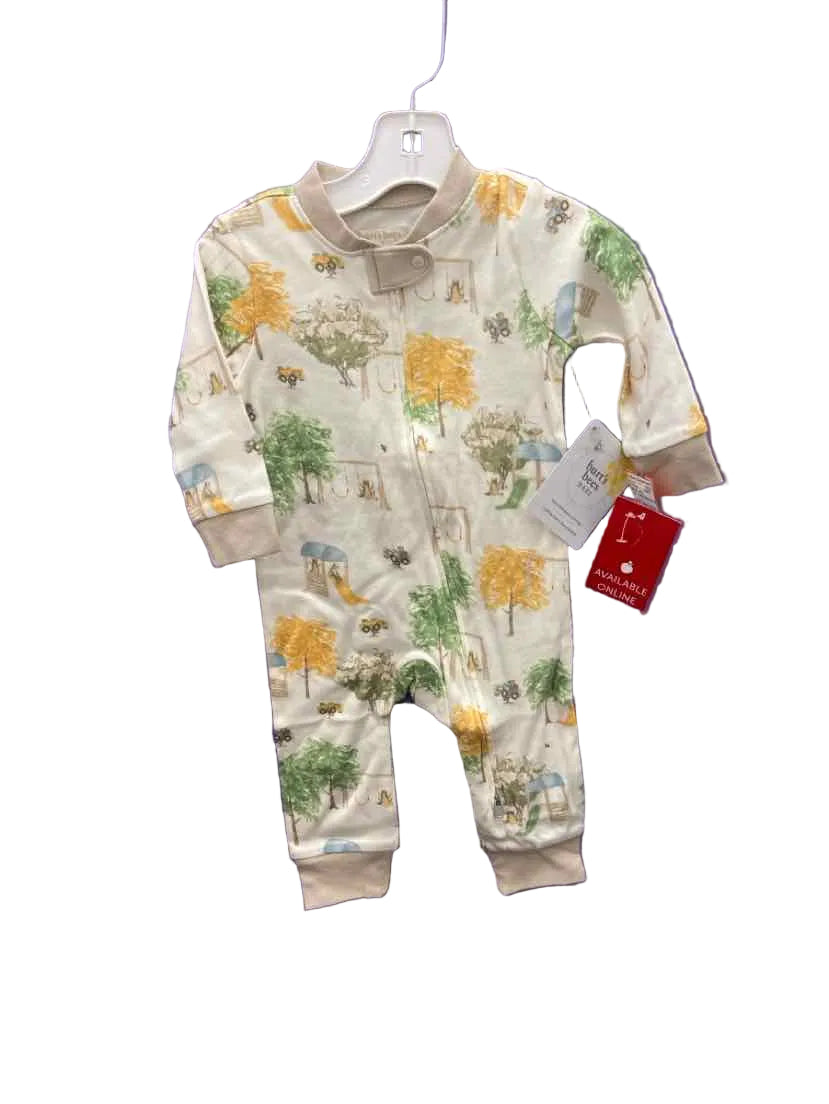 Burts Bees (C) Cream Infant Size 6-9 MO 1PCSleepwear