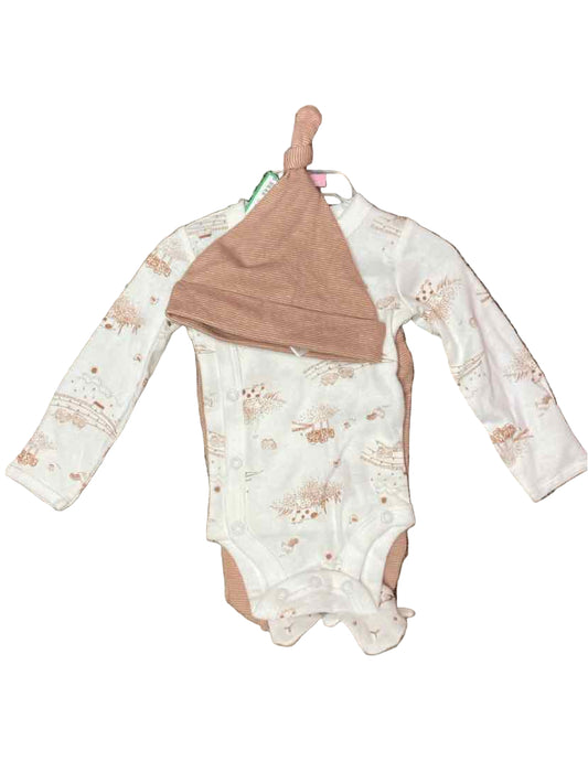 Just One You (D) White Infant Size NB 3PC Casual