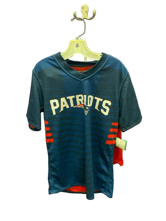 NFL (B) Blue Red Youth Size 8 2PCAthleticShortSuit