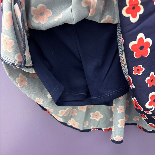 American Girl (A) Blue Red Youth Size 7-8 Skort Casual