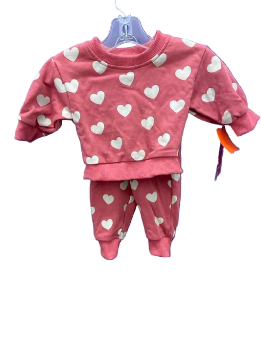 Mini Olie Pink Infant Size 3-6 MO 2PC Casual