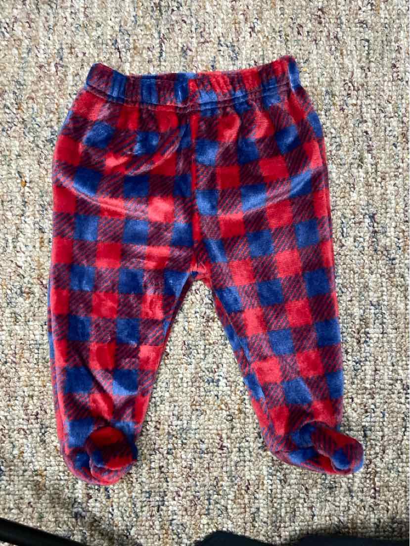Duck Duck Goose (D) Blue Red Infant Size 6-9 MO 3PCSleepwear