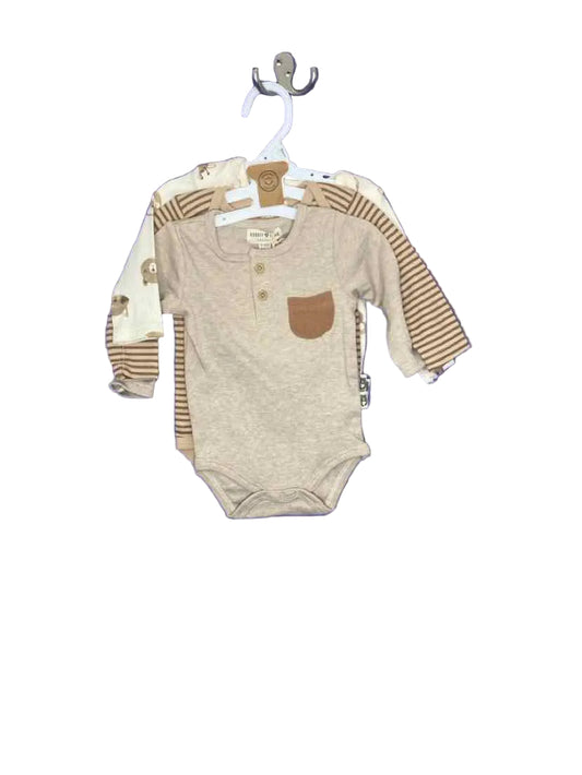 Rabbit + Bear (D) Brown Infant Size 3-6 MO 3PC Casual