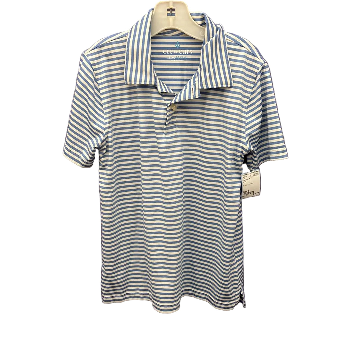 Crewcuts (B) Stripe Youth Size 8 Polo