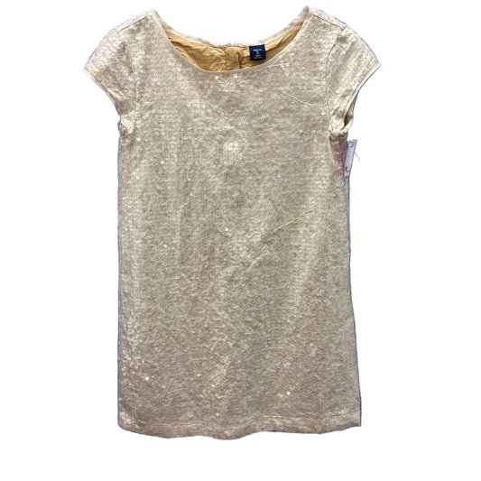 Gap (B) Gold Youth Size 12 Gold Sequin Formal Dress