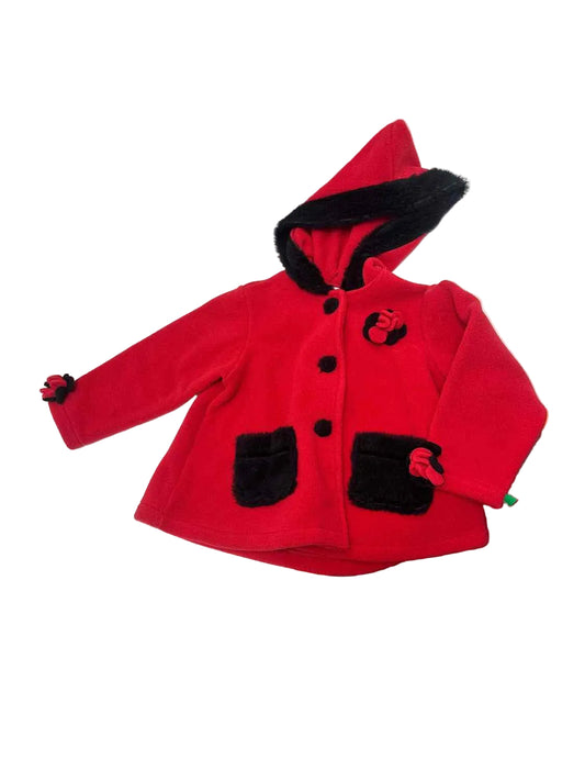Red Toddler Size 5 Dress Coat Heavy