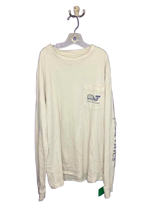 Vineyard Vines (A) Tan Youth Size 14-16 LSTop