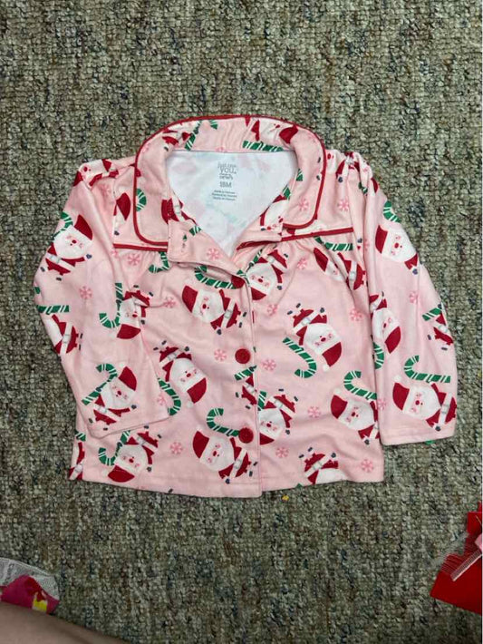 Just One You (D) Christmas Infant Size 18 MO 2PCSleepwear