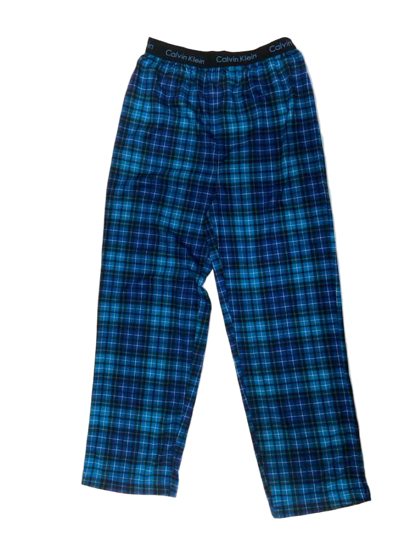 Calvin Klein (B) Plaid Youth Size 7-8 PJ Pants