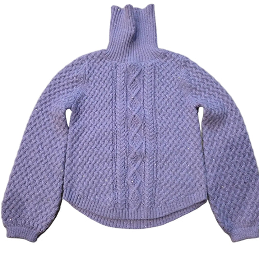 Cupcakes and Cashmere Purple Youth Size 10-12 SweaterHeavy