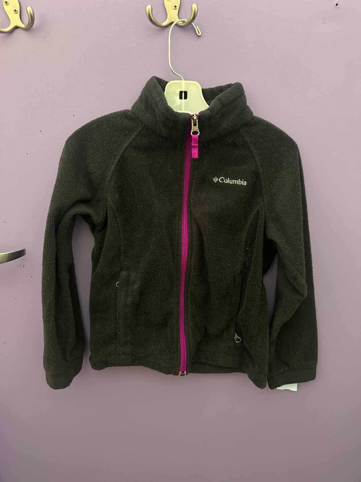 Columbia - Clothing (B) Black Youth Size 7-8 Jacket Fleece