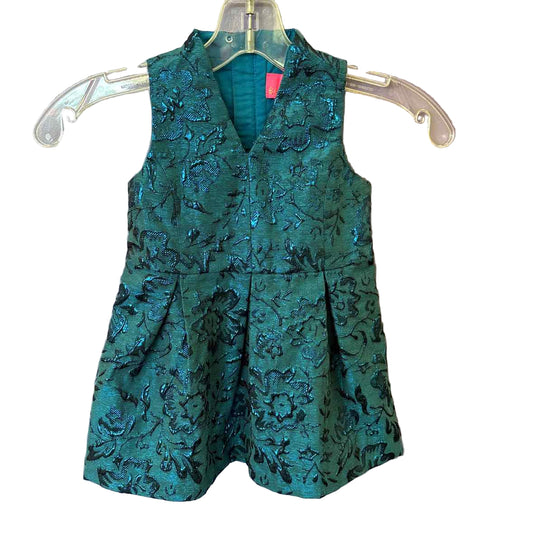 Lilly Pullitzer (AA) Teal Toddler Size 2T PartyDress
