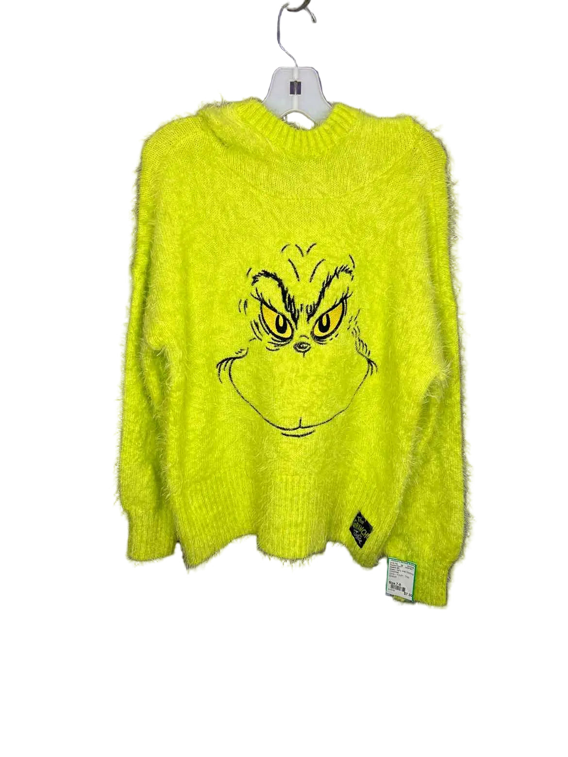 Justice (D) Green Youth Size 7-8 SweaterHeavy