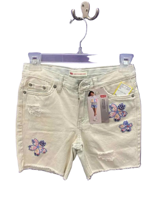 Levi's Cream Youth Size 10 ShortDenim