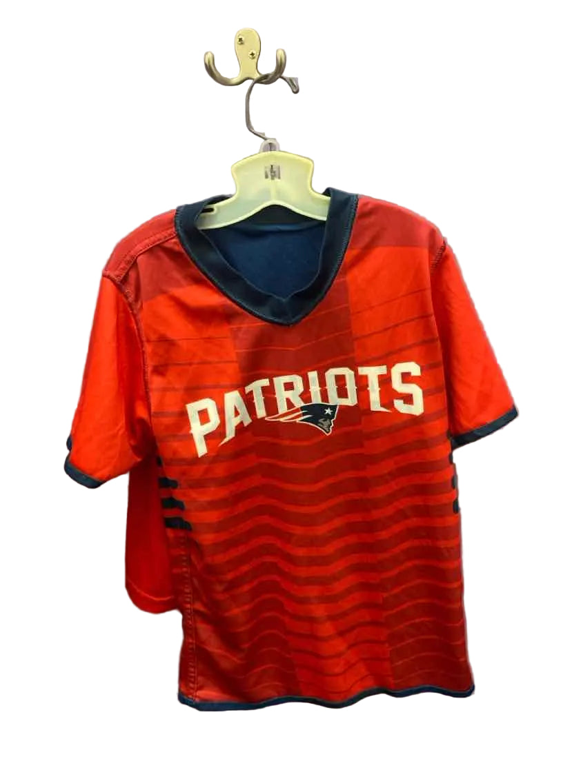 NFL (B) Blue Red Youth Size 8 2PCAthleticShortSuit