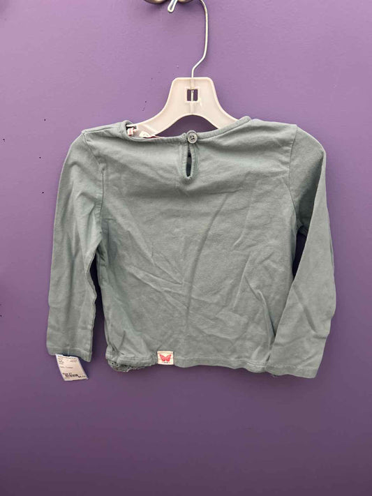 FatFace Green Toddler Size 2T LSTop