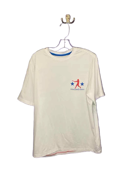 Vineyard Vines (A) Red White Blue Youth Size 16 AthleticTopSS