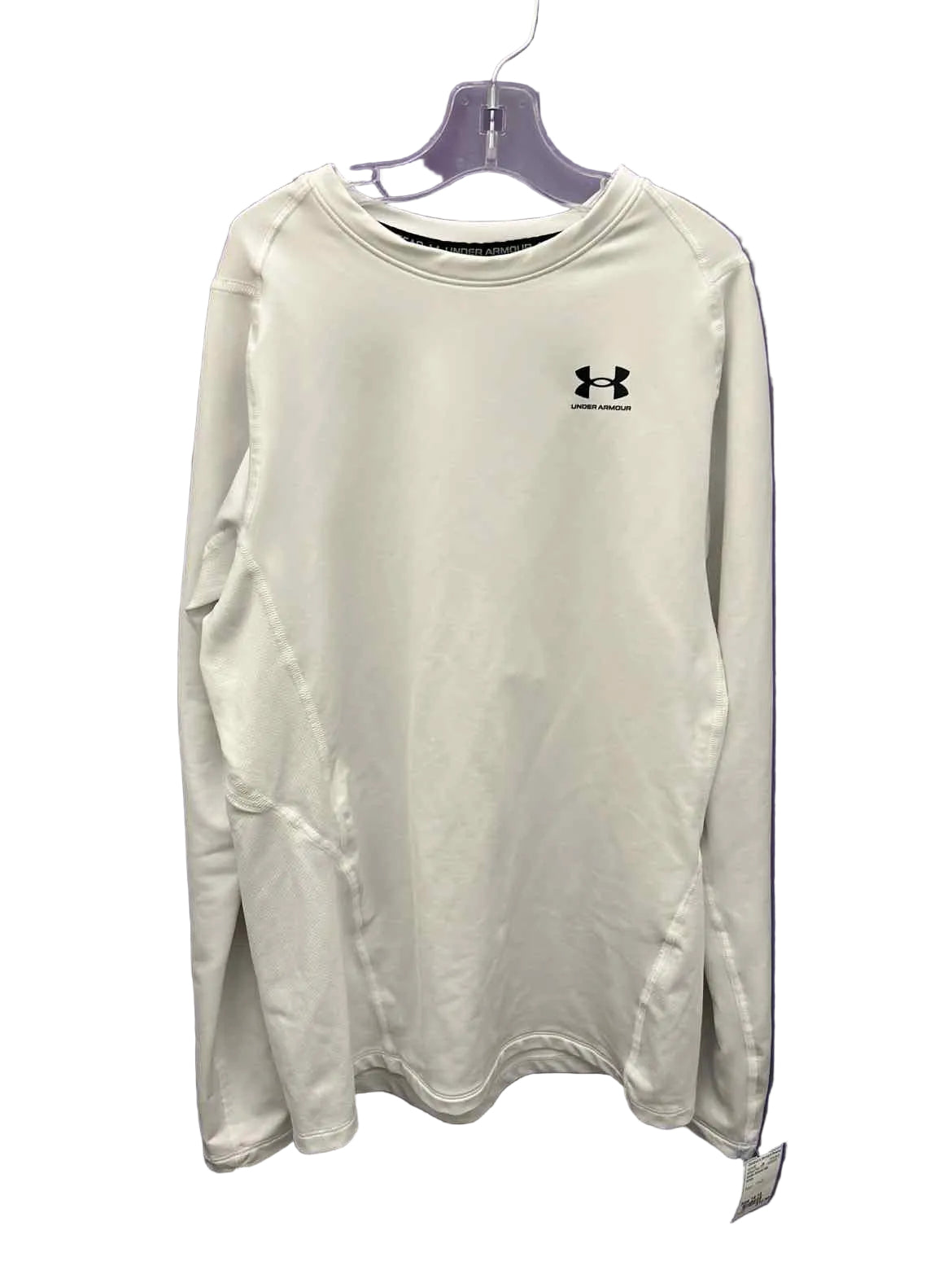 Under Armour (B) White Youth Size 14-16 AthleticTopLS