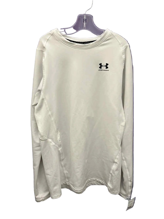 Under Armour (B) White Youth Size 14-16 AthleticTopLS