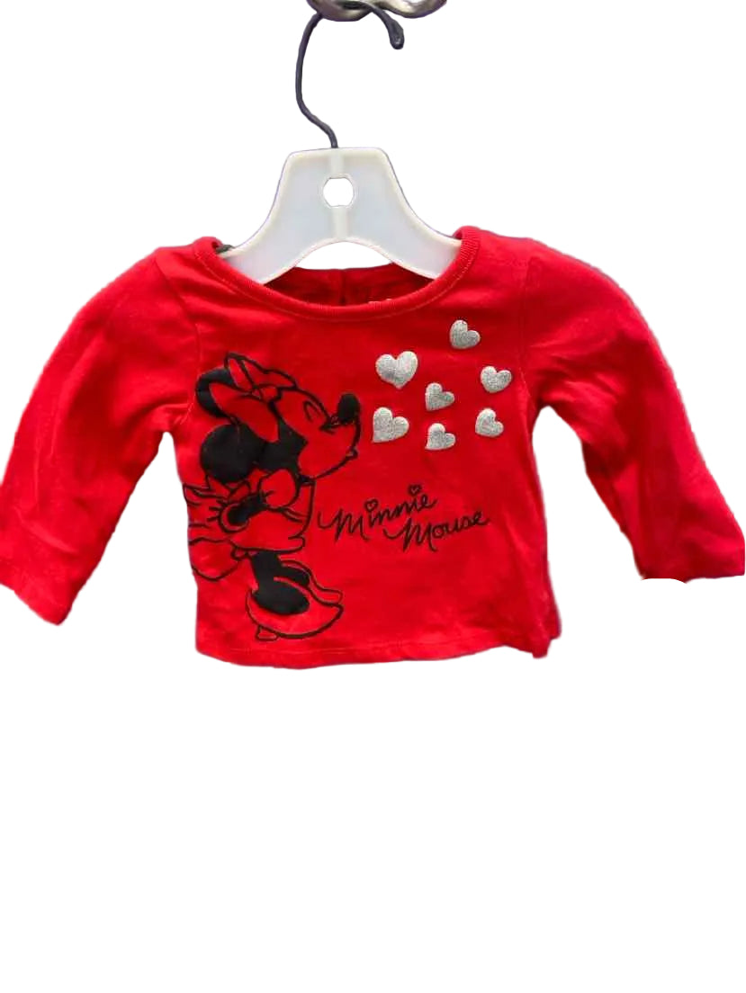 Disney (B) Valentines Infant Size 12 MO LSTop
