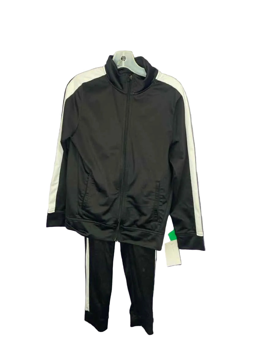 Tek Gear (D) Black Youth Size 10-12 2PCAthleticPantSuit