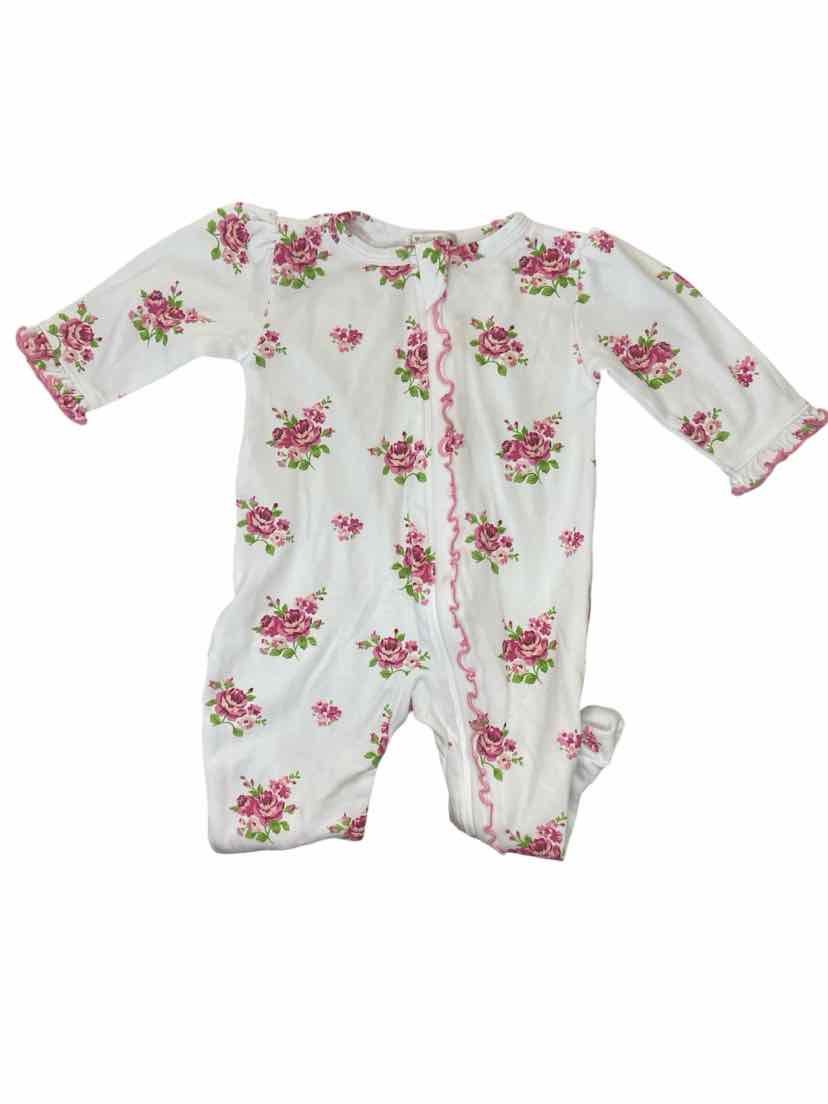 Kissy Kissy (B) White Print Infant Size 3-6 MO 1PCSleepwear