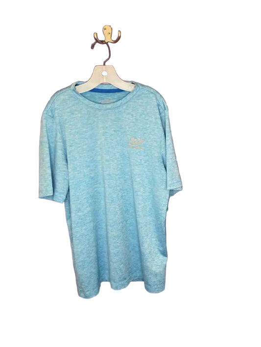 Vineyard Vines (A) Orange Blue Youth Size 12 AthleticTopSS
