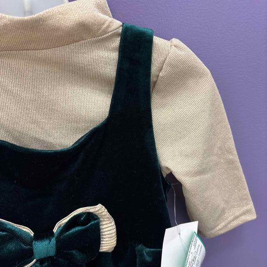 Blueberi Blvd. (C) Green Toddler Size 2T PartyDress