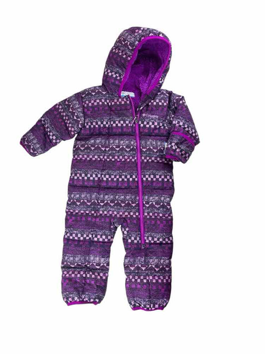 Columbia - Clothing (B) Purple Infant Size 12 MO 1PC Snowsuit