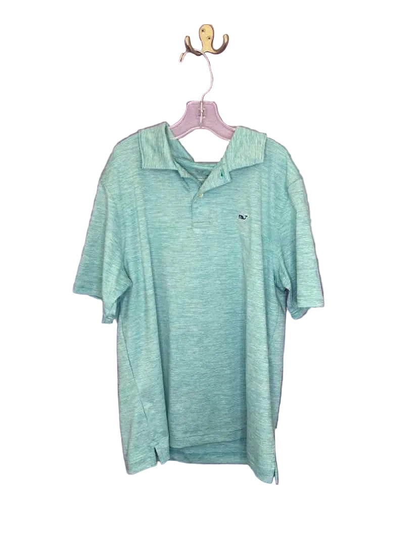 Vineyard Vines (A) Aqua Youth Size 16 AthleticPolo