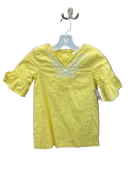Janie and Jack (A) Yellow Youth Size 6 CasualDress