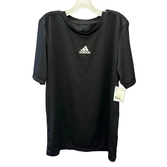 Adidas (B) Black Youth Size 10-12 Short Sleeve Top