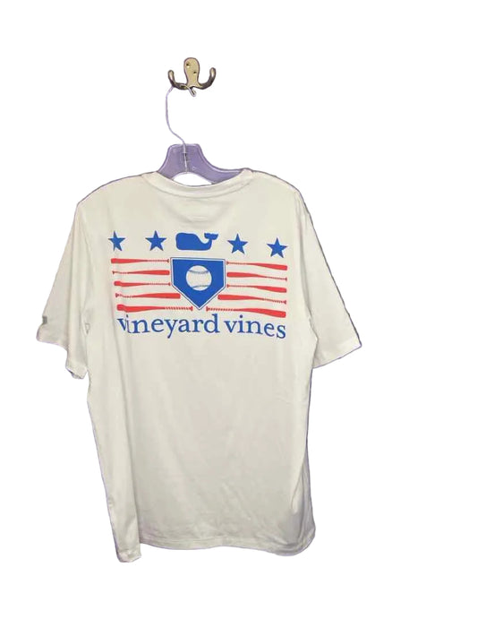 Vineyard Vines (A) Red White Blue Youth Size 16 AthleticTopSS